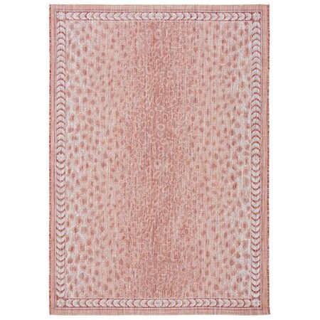 Safavieh Courtyard Power Loomed Area Rug Rust & Beige CY8100-36512-3